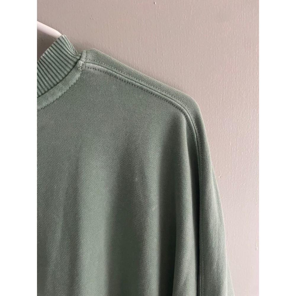 American Eagle Seriously Lived-In Oversized Sweatshirt Sage Green Large - Picture 7 of 9